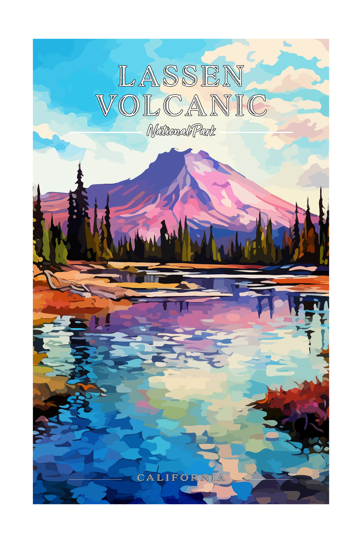 Lassen Volcanic National Park Poster