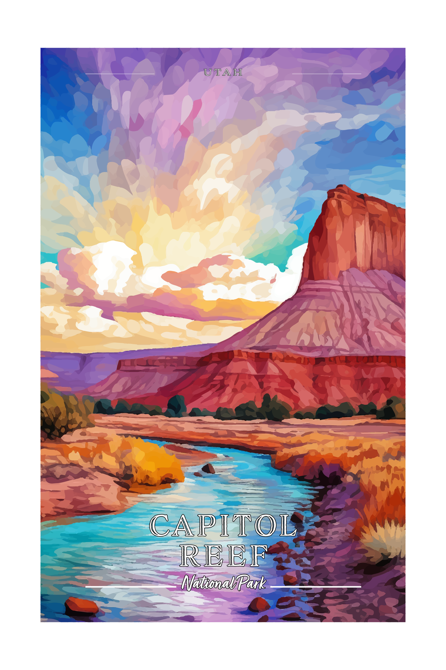 Capitol Reef National Park Poster