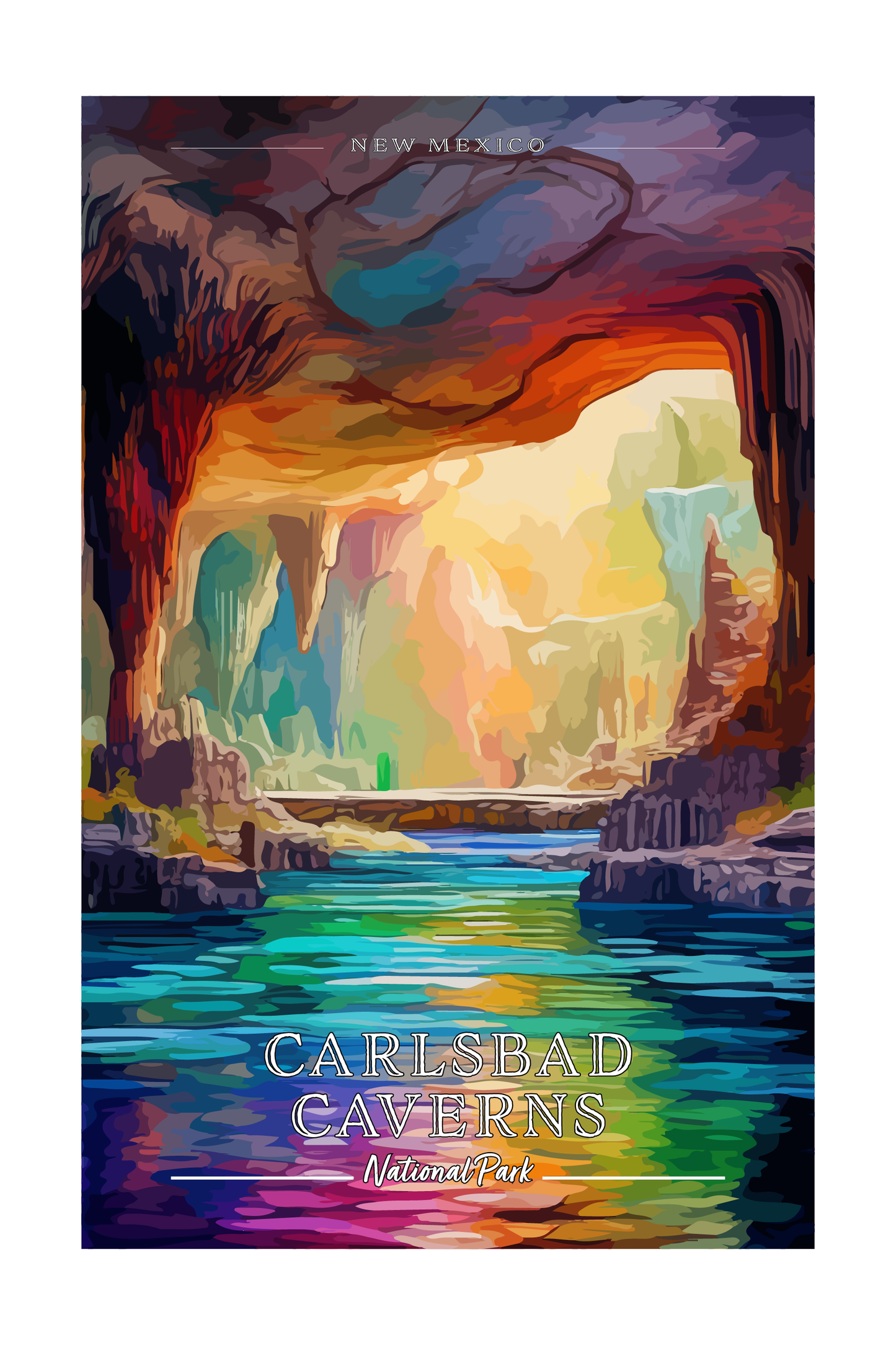 Carlsbad Caverns National Park Poster