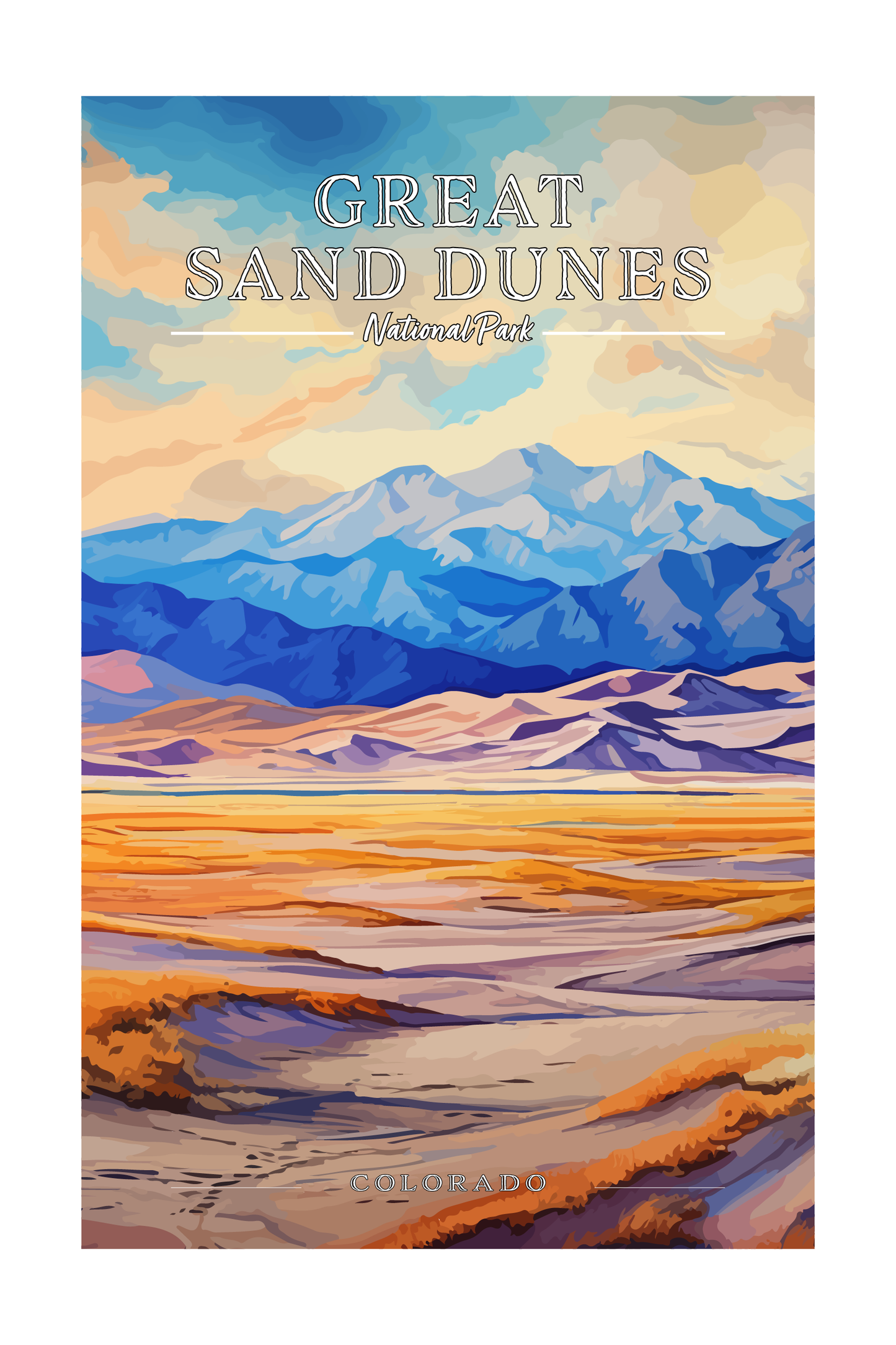Great Sand Dunes National Park Poster