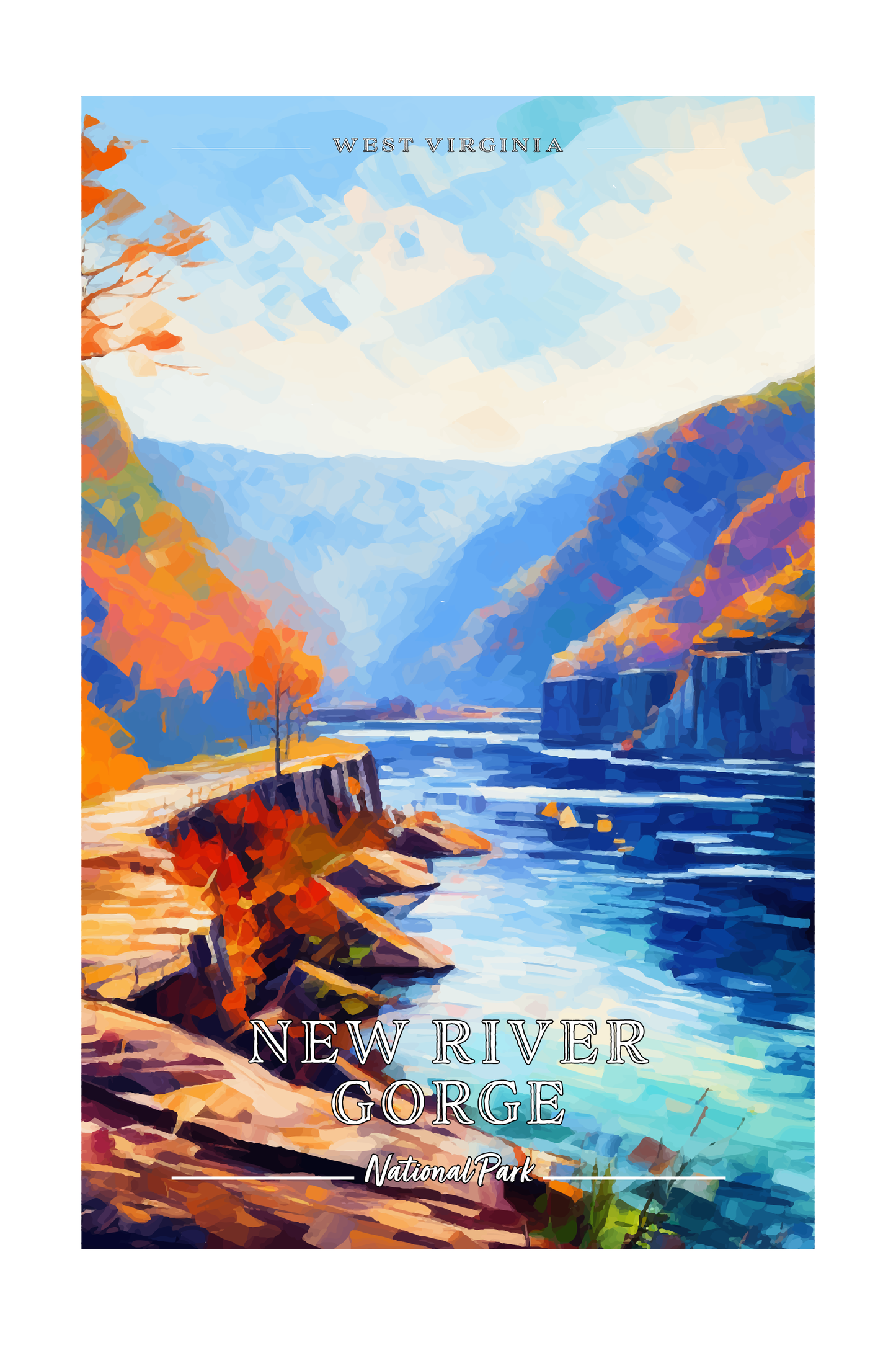 New River Gorge National Park Poster