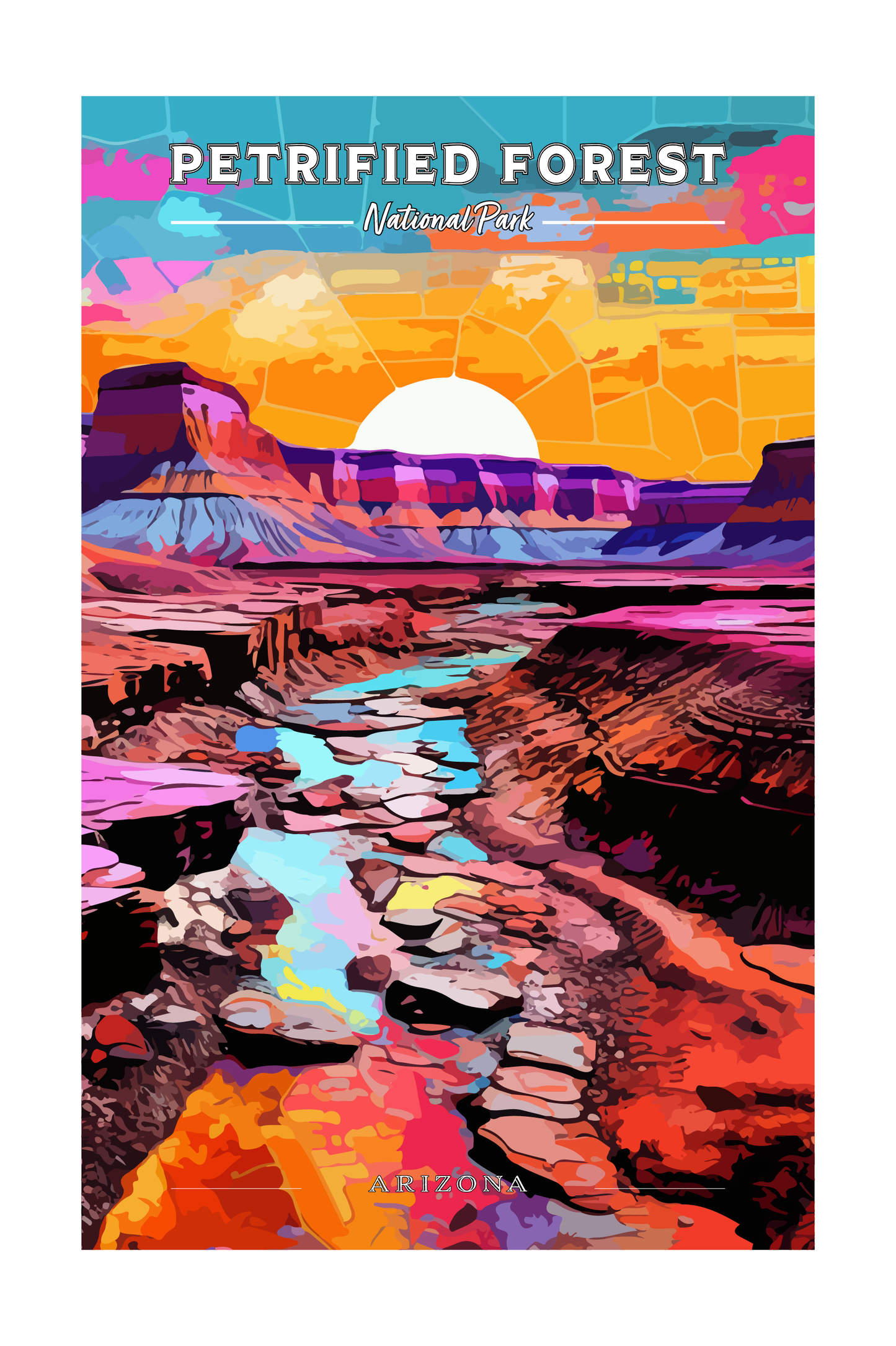 Petrified Forest National Park Poster