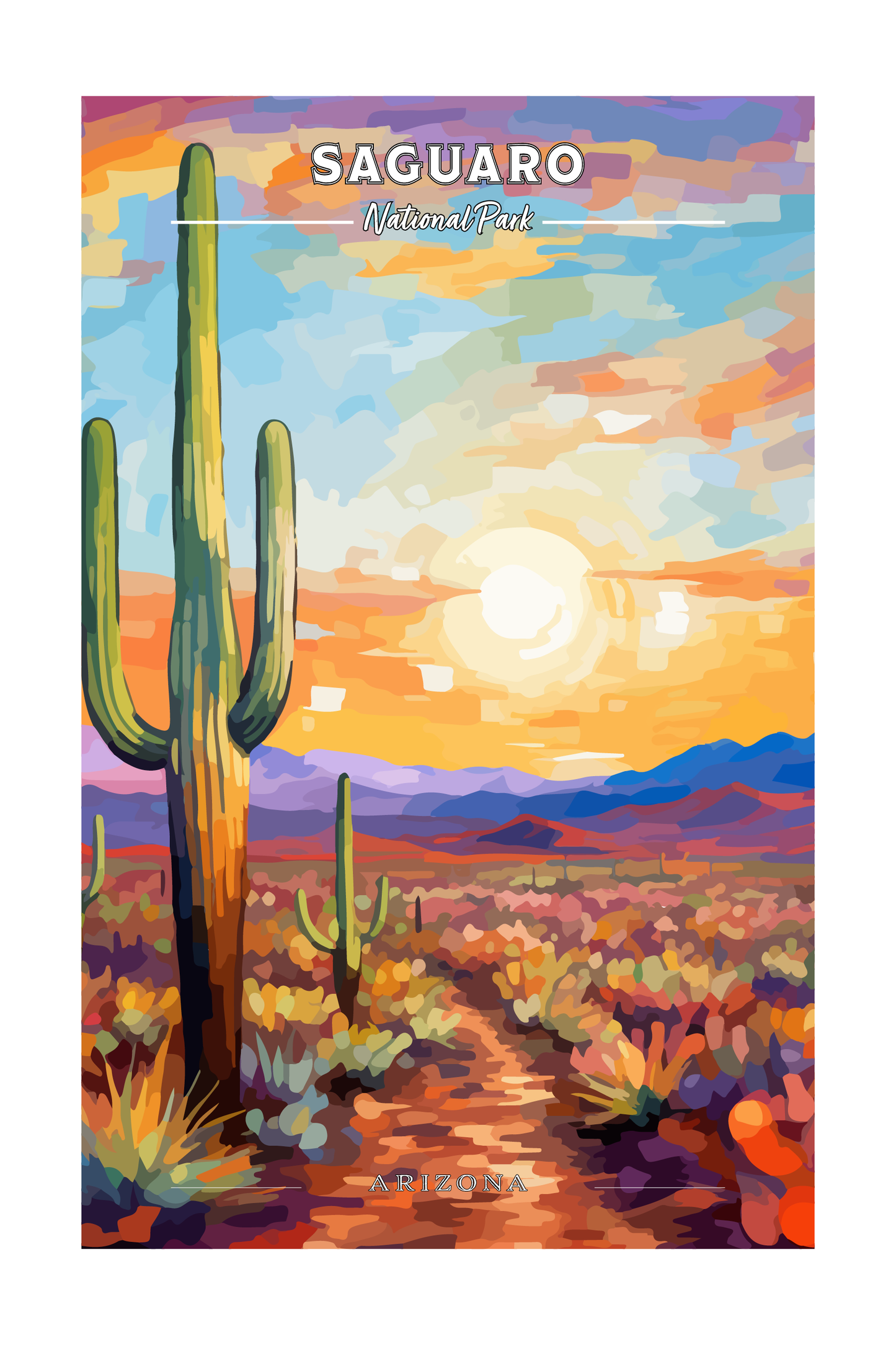 Saguaro National Park Poster