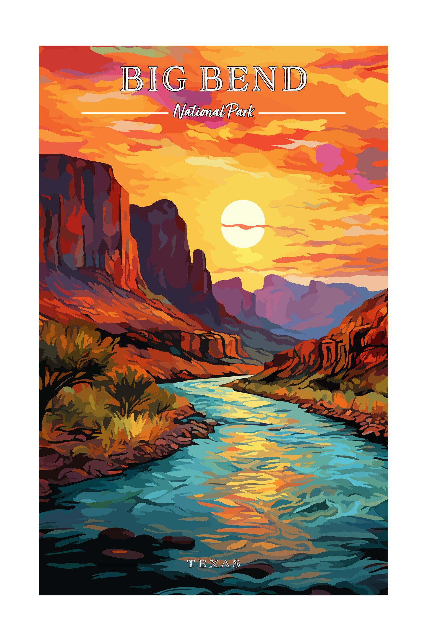 Big Bend National Park Poster