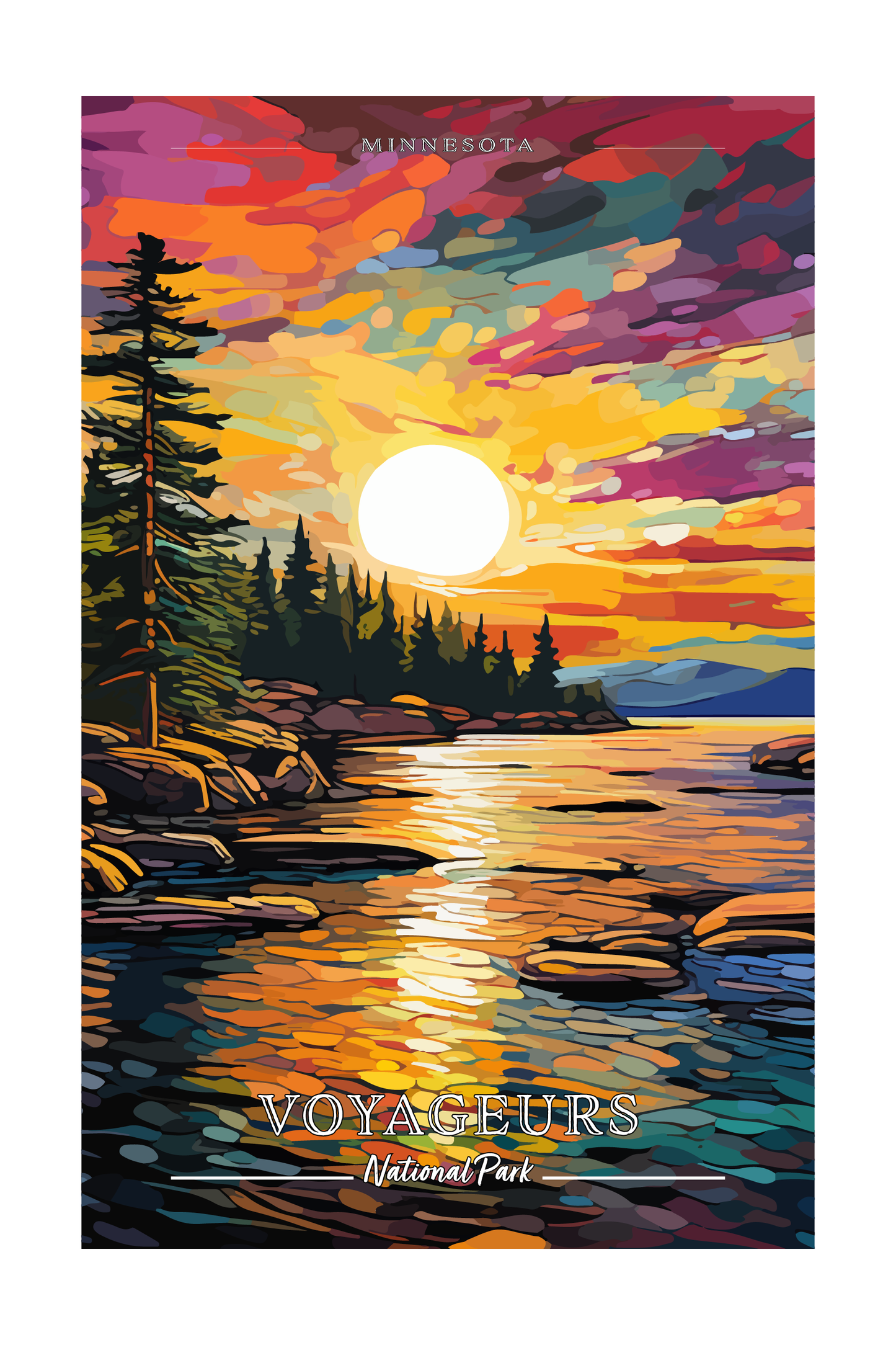 Voyageurs National Park Poster