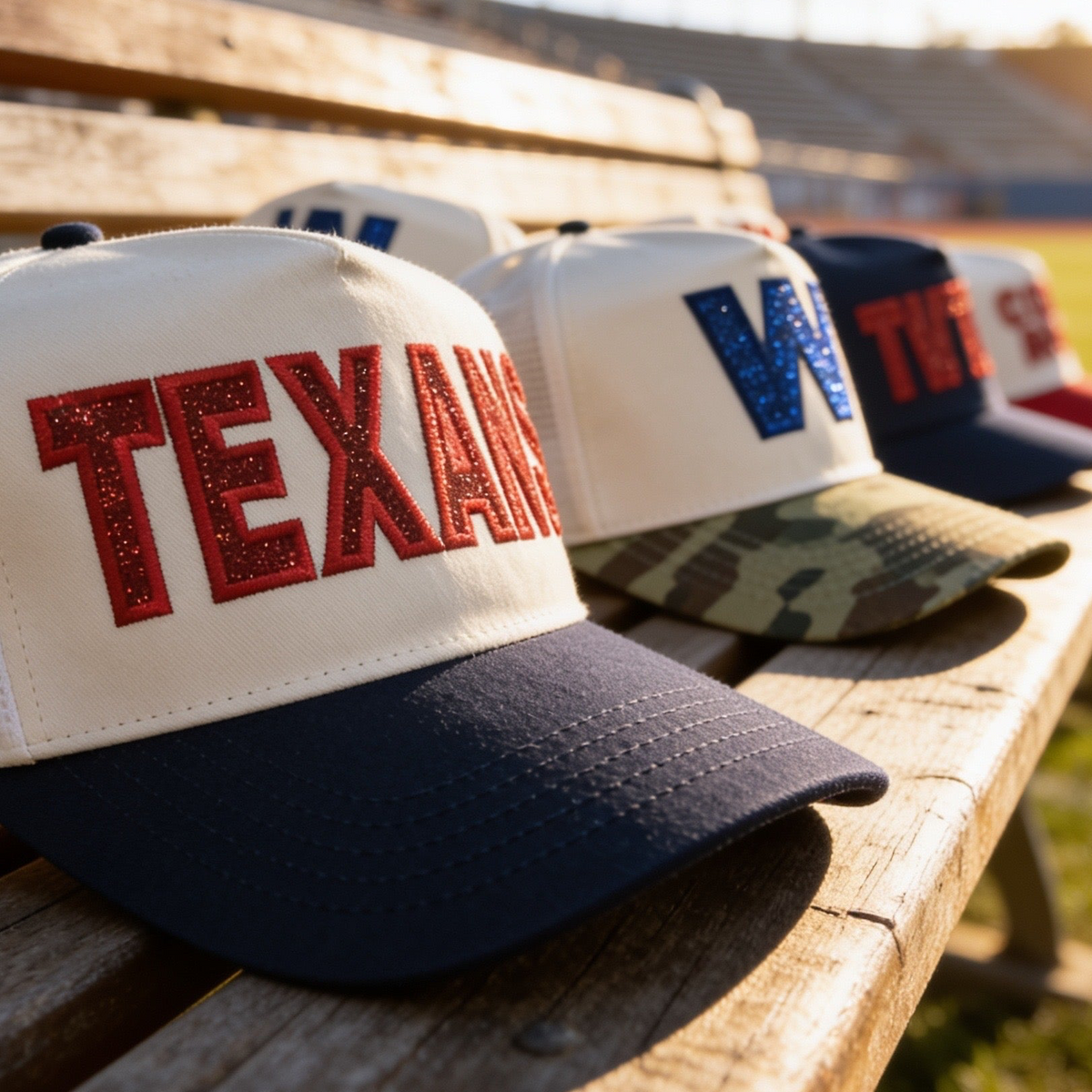 TEXANS Glimmer & Game Day Cap