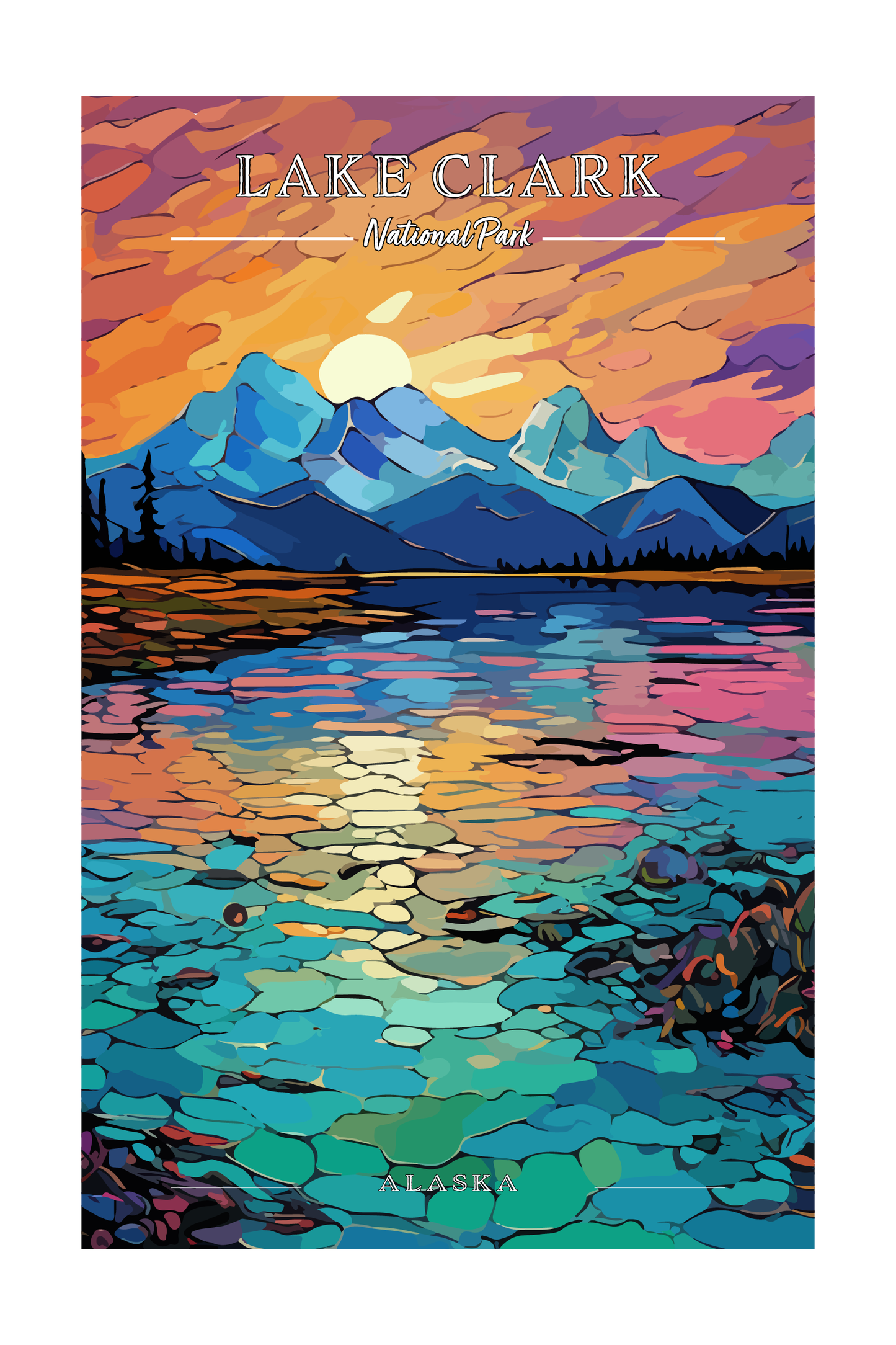 Lake Clark National Park Poster