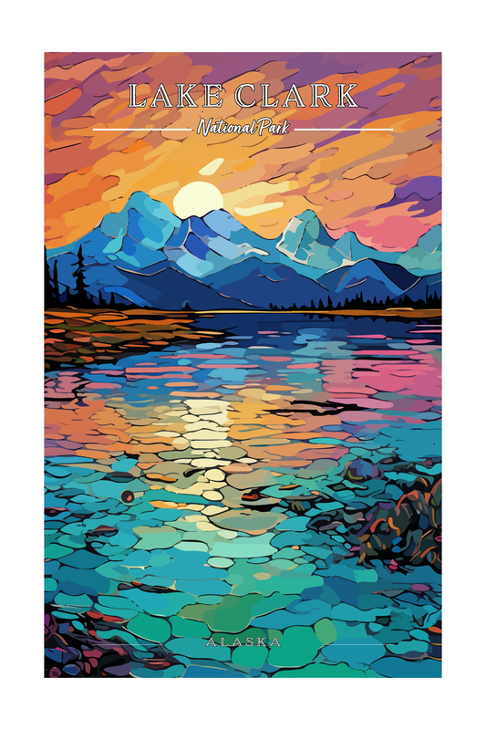 Lake Clark National Park Poster