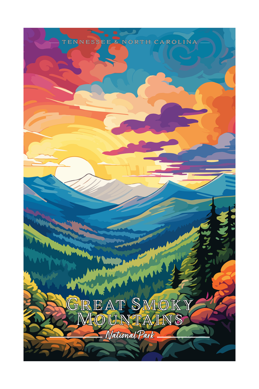 Great Smoky Mountains National Park Poster