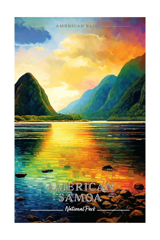 American Samoa National Park Poster