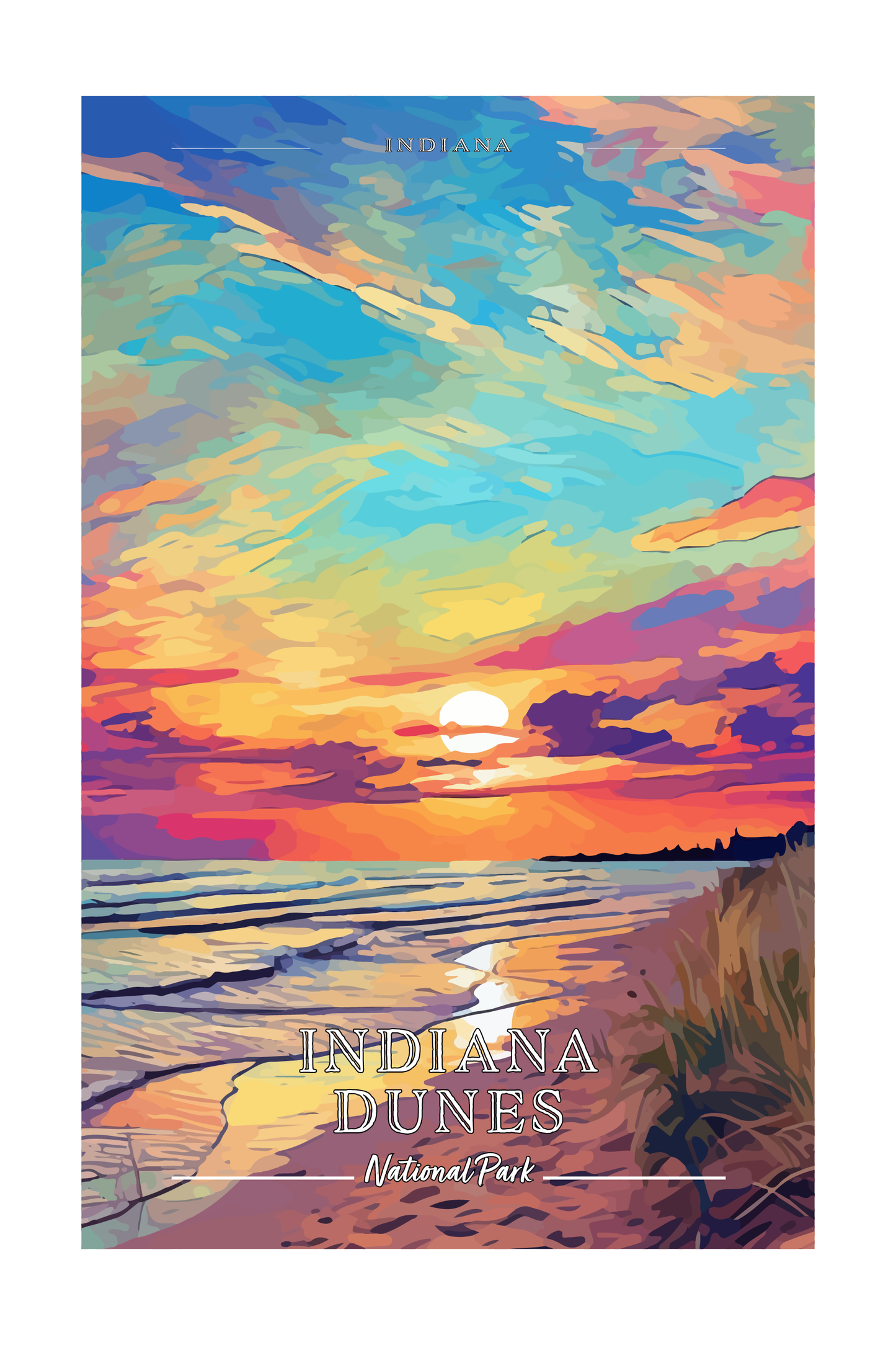 Indiana Dunes National Park Poster