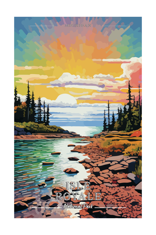 Isle Royale National Park Poster
