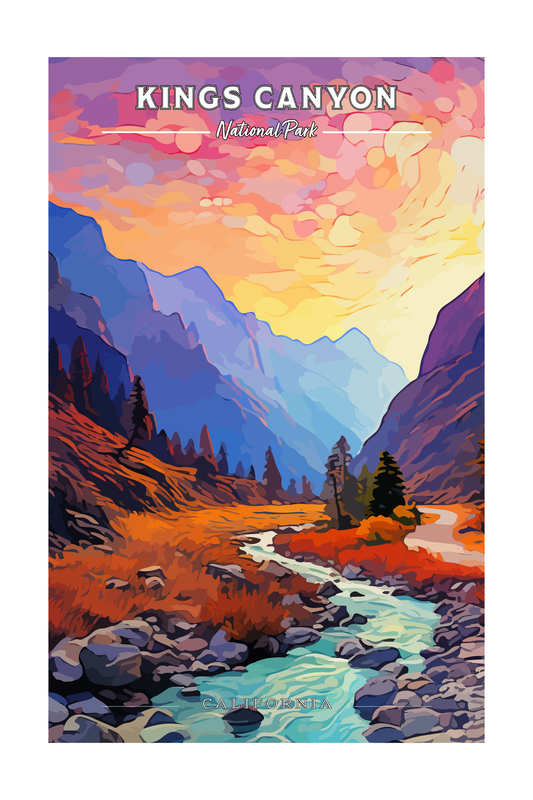 Kings Canyon National Park Poster