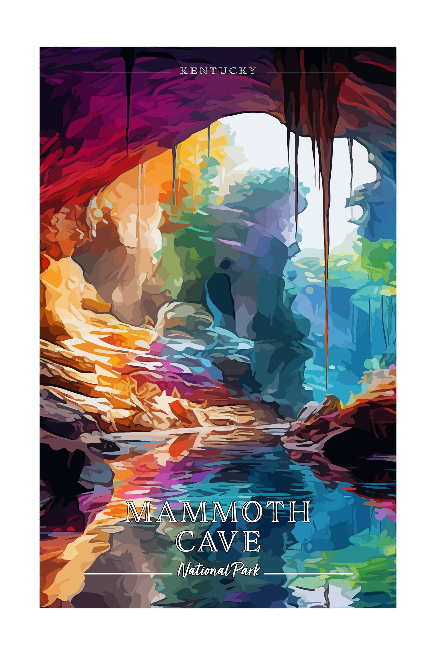 Mammoth Cave National Park Poster