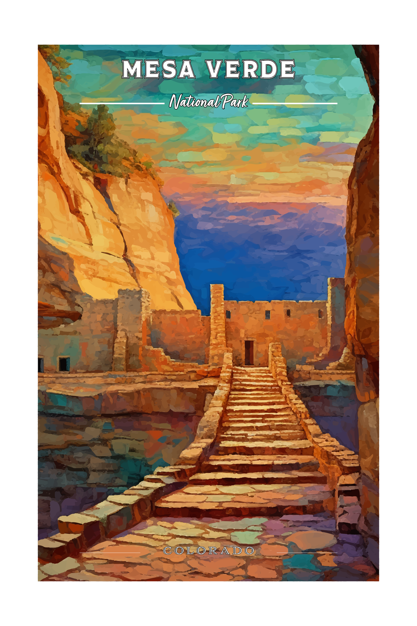 Mesa Verde National Park Poster