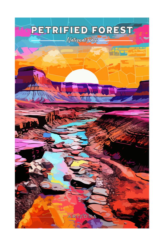 Petrified Forest National Park Poster