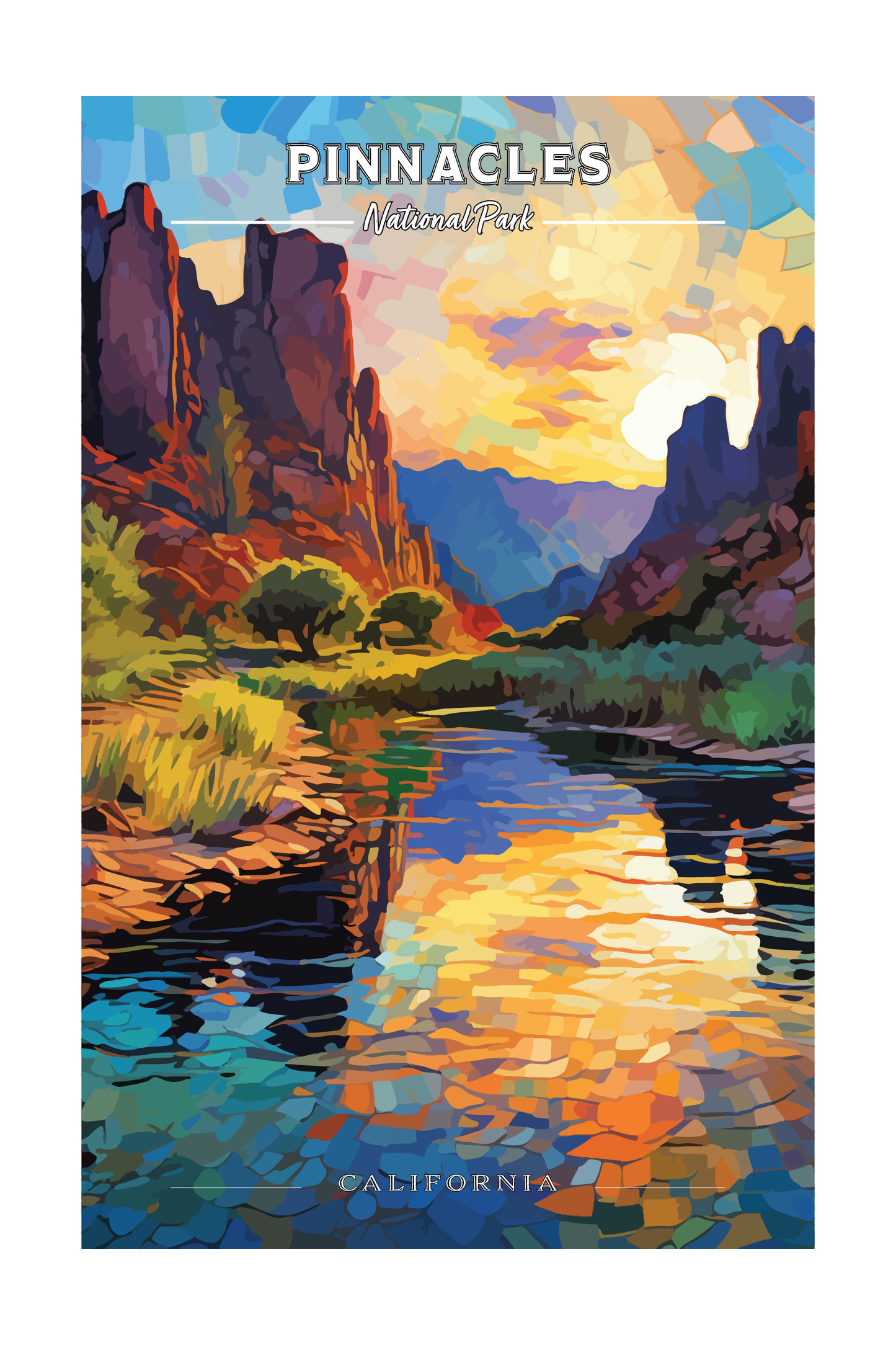Pinnacles National Park Poster
