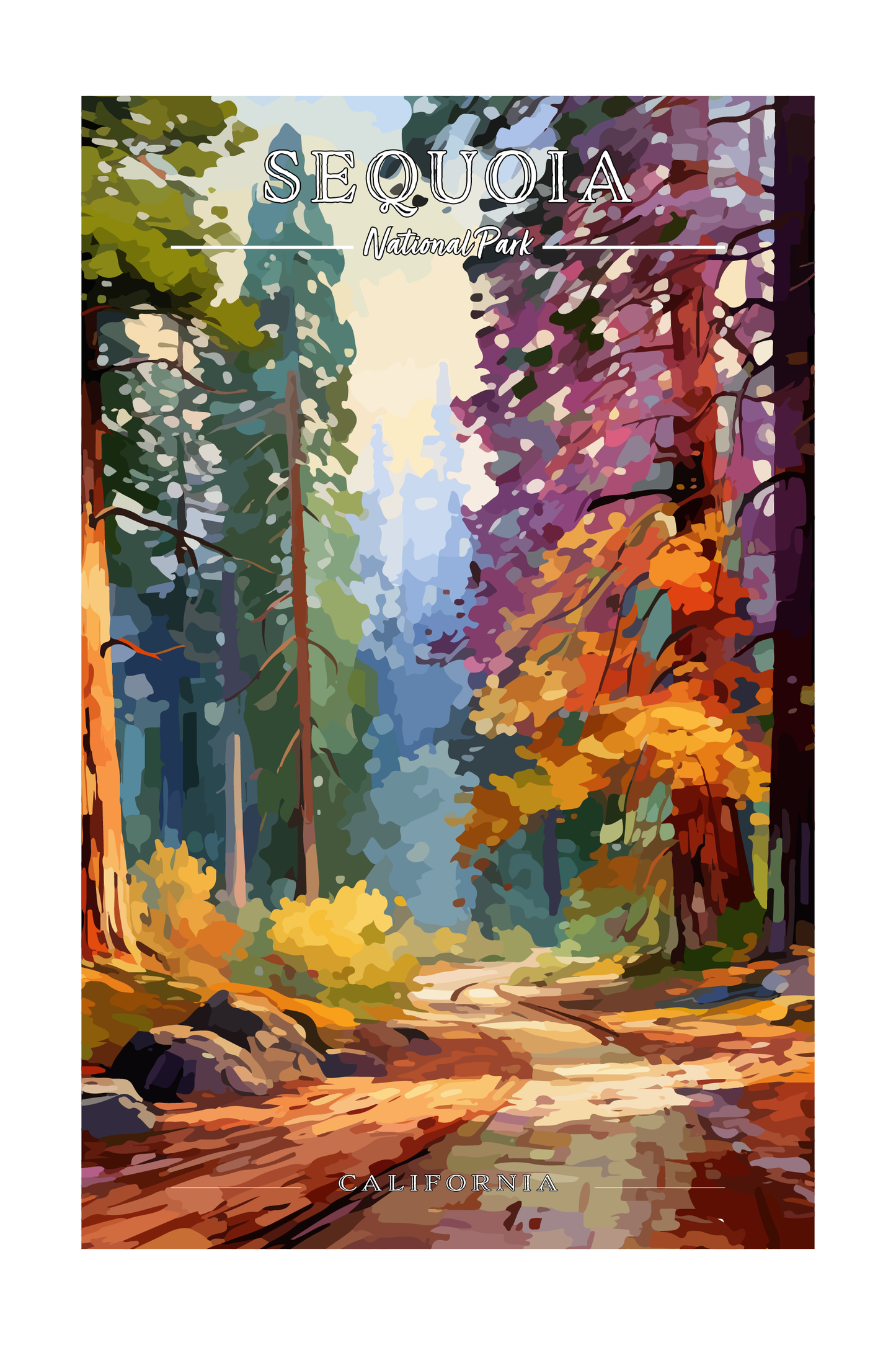 Sequoia National Park Poster