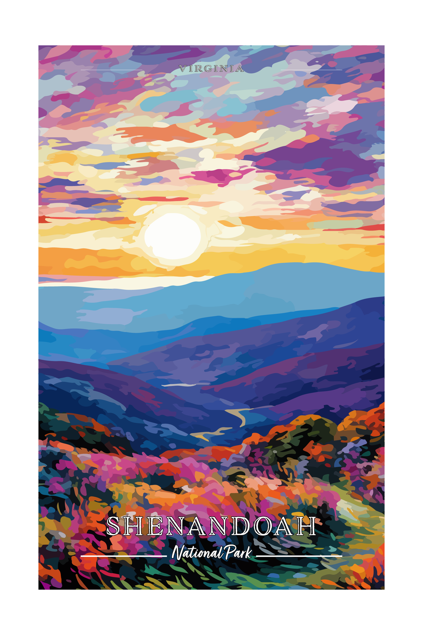 Shenandoah National Park Poster
