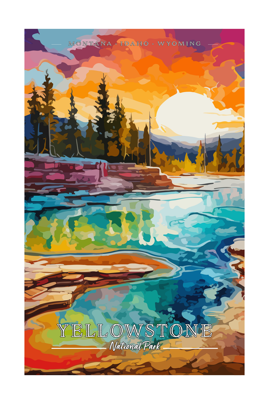 Yellowstone National Park Poster