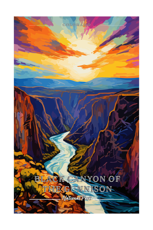 Black Canyon of the Gunnison National Park Poster