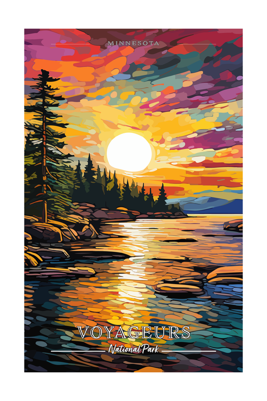 Voyageurs National Park Poster