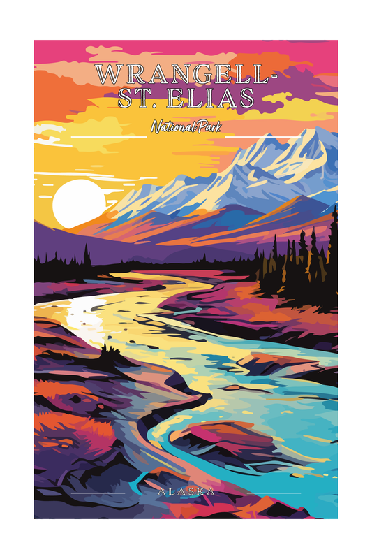 Wrangell - St. Elias National Park Poster