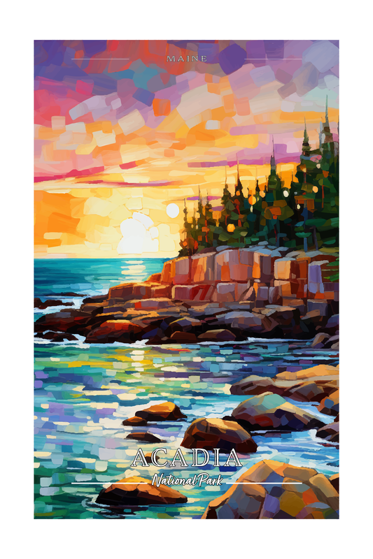 Acadia National Park Poster