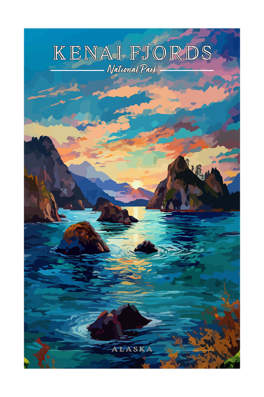 Kenai Fjords National Park Poster
