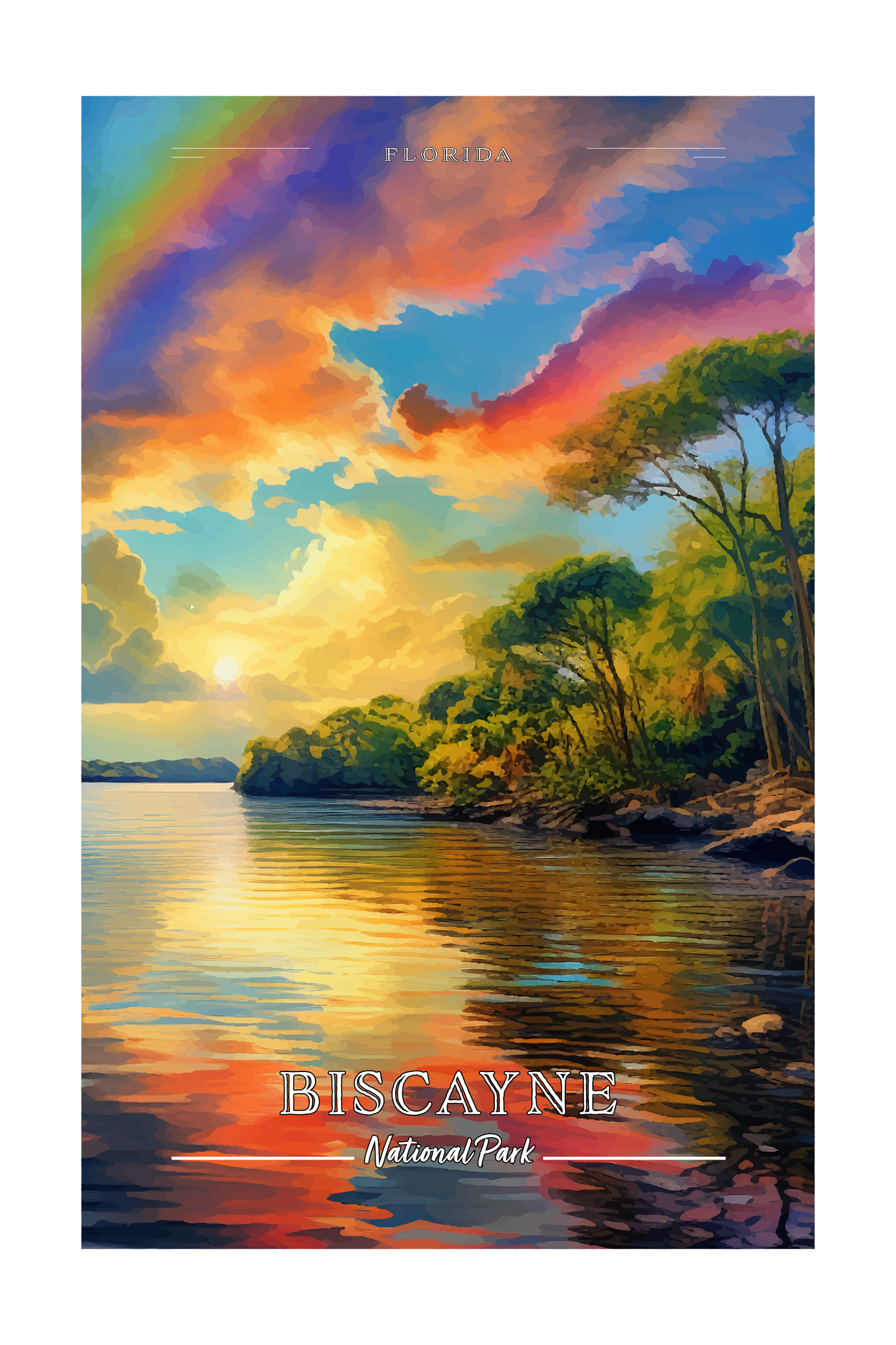 Biscayne National Park Poster