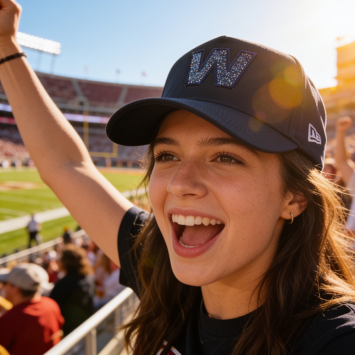 W Glimmer & Game Day Cap