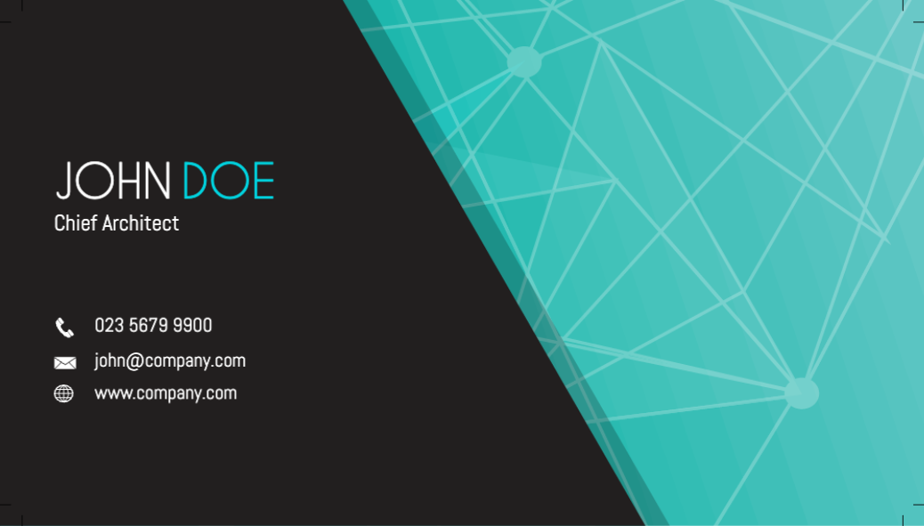 Abstract Lines - Customizable Business Card