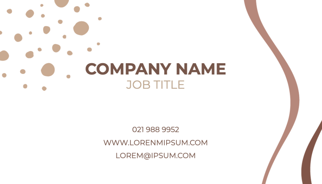 Floral Modern - Customizable Business Card