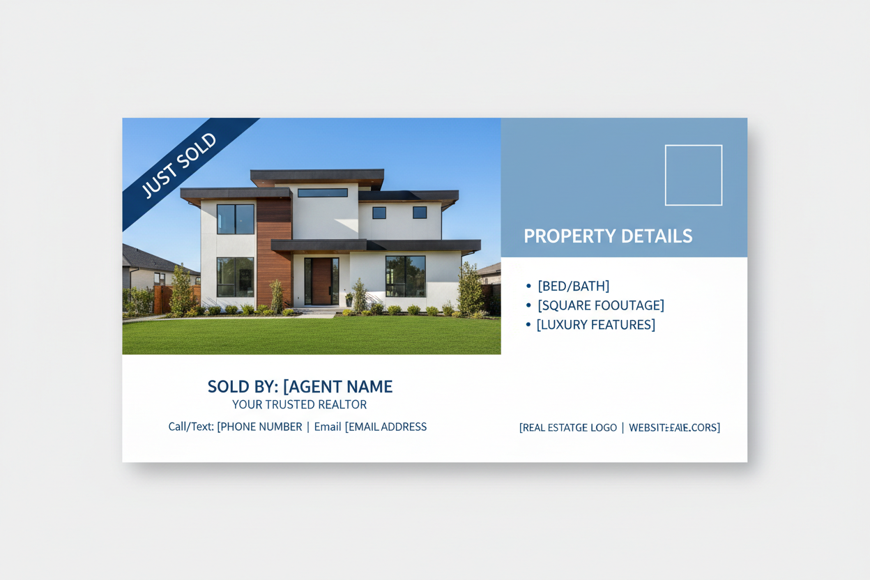 real estate postcard